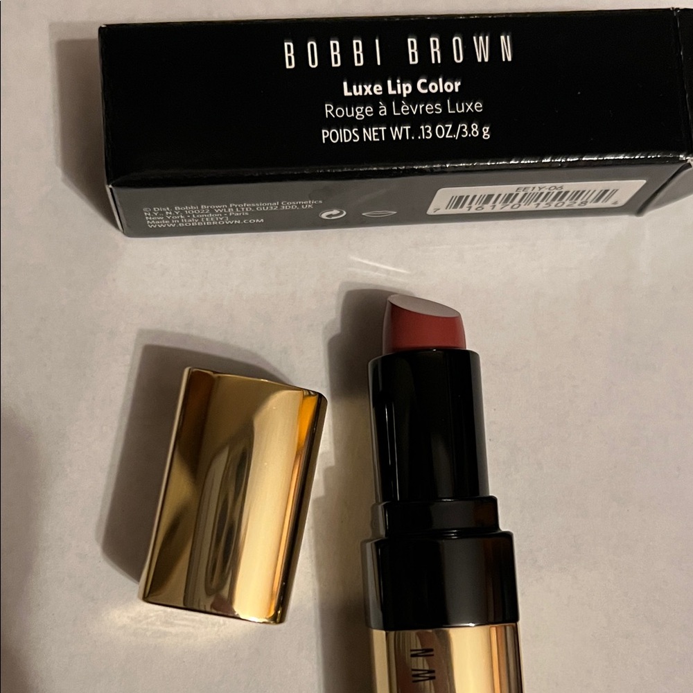 Bobbi Brown Luxe Lip Color in Sleek Black Box